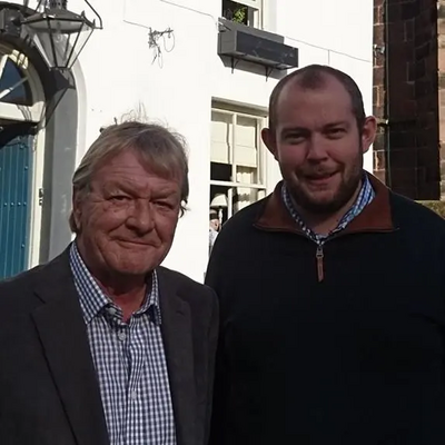 Mike and Ryan at the Parr Arms